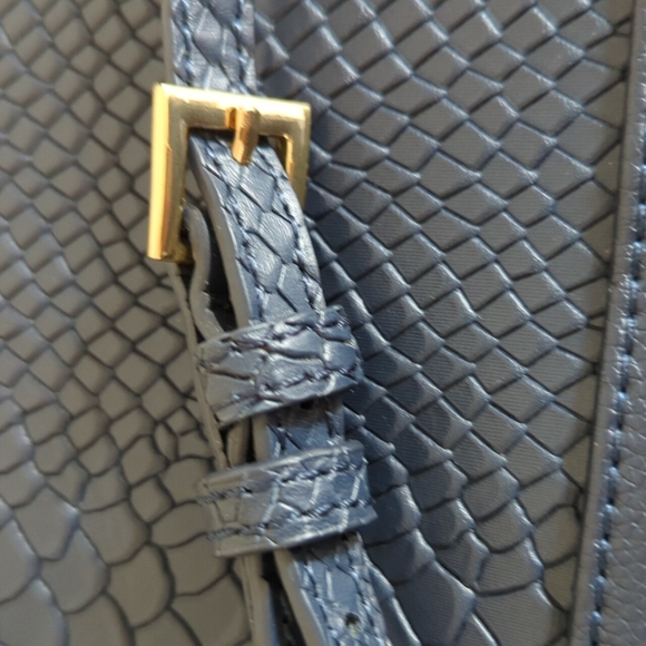 Gigi New York Embossed Python Fold Over Clutch - Picture 13 of 16